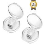 Pack Of 2 - White Silicone Nose Clip Anti Snoring Device - Image 2