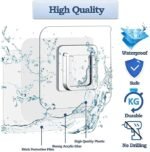 Transparent Pvc Adhesive Male Female Hook Pack Of 30 - Image 3