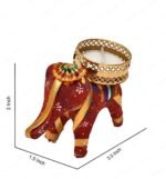 Plastic Elephant Tealight Candle Holder Pack Of 5 - Image 3