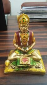 Poly Resin Sitting Hanuman Idol - Image 3