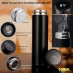 Black Steel Temperature Bottle 500 Ml - Image 3