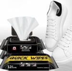 White Disposal Natural Sneakers & Shoe Cleaning Wipes 1 Pack Of 80 Wipes Pack Of 3 - Image 4