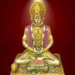 Poly Resin Sitting Hanuman Idol