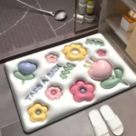 Rubber 3D Rubber Bathroom Mat