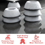Anti Vibration Washer Dryer Pads With Suction Cup Feet | Fridge Washing Machine Leveling Feet Anti Walk Pads Shock Absorber Furniture Lifting Base
