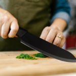 Black Stainless Steel 3 Pieces Professional Kitchen Knife Set | Sharp Chef's Knife with Cover & Non-Slip Handle for Home & Kitchen & Restaurant - Image 4