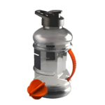 Black 1500 Ml Gym Gallon Bottle For Home Utility