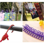 Plastic Clothesline Rope With 12 Clip - Image 3