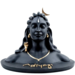 Black Premium Decorative Polyresin Adiyogi - Image 3