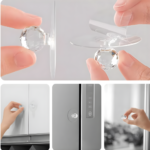 Transparent Silicone Self Adhesive Pull Knob Pack Of 15 - Image 2