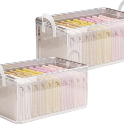 Beige Multipurpose Storage Case For Home Utility