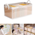 Beige Multipurpose Storage Case For Home Utility - Image 2