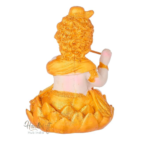 White Little Golden Krishna Statue Polyresin - Image 2