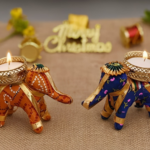 Plastic Elephant Tealight Candle Holder Pack Of 5 - Image 2