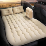 Beige Pvc Inflatable Car Mattress For Travelling - Image 2