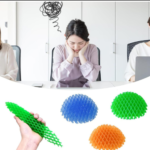 Yellow & Blue Plastic Morf Worm Fidget Pack Of 3 - Image 2