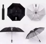 Plastic Bottle Shape Umbrella Trendy 2 Fold Portable Bottle Umbrella for UV Protection - Image 2