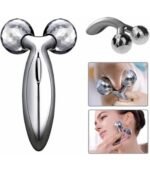Silver Steel & Plastic 3D Roller Body Massager