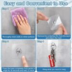 Transparent Pvc Adhesive Screw Hook- Pack Of 50 - Image 3