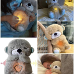 Breathing musical teddy bear 1 pc