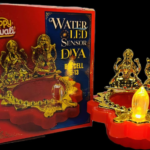Water sensor ganesh laxmi diya Pack of 2