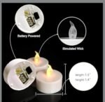 Battery operated led candle Pack of 12 - Image 3